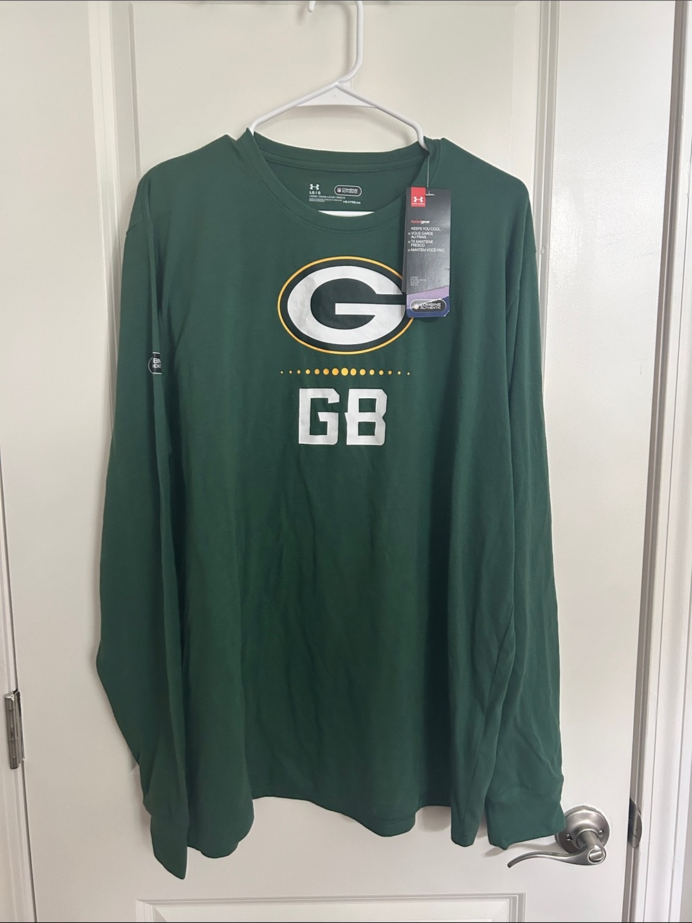 Under Armour Green Bay Packers Long Sleeve Performance Tee